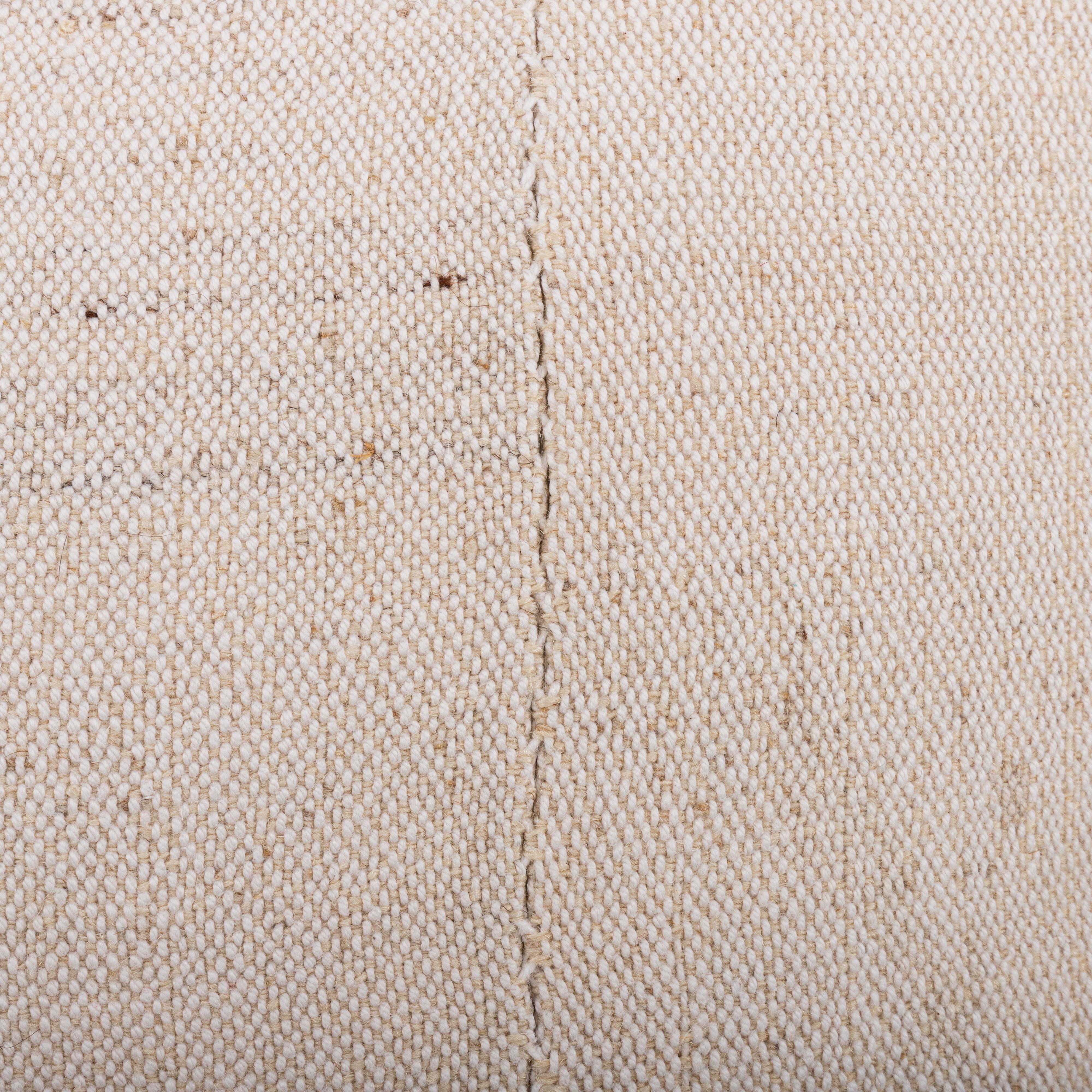 20th Century Pillowcase Made from a Mid 20th C. Anatolian , Turkish Neutral Kilim For Sale