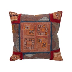 Pillowcase  made from a  mid 20th C. Indian Embroidery.