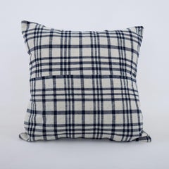 Pillowcase Made from a Rustic Vintage Anatolian Cotton Weaving