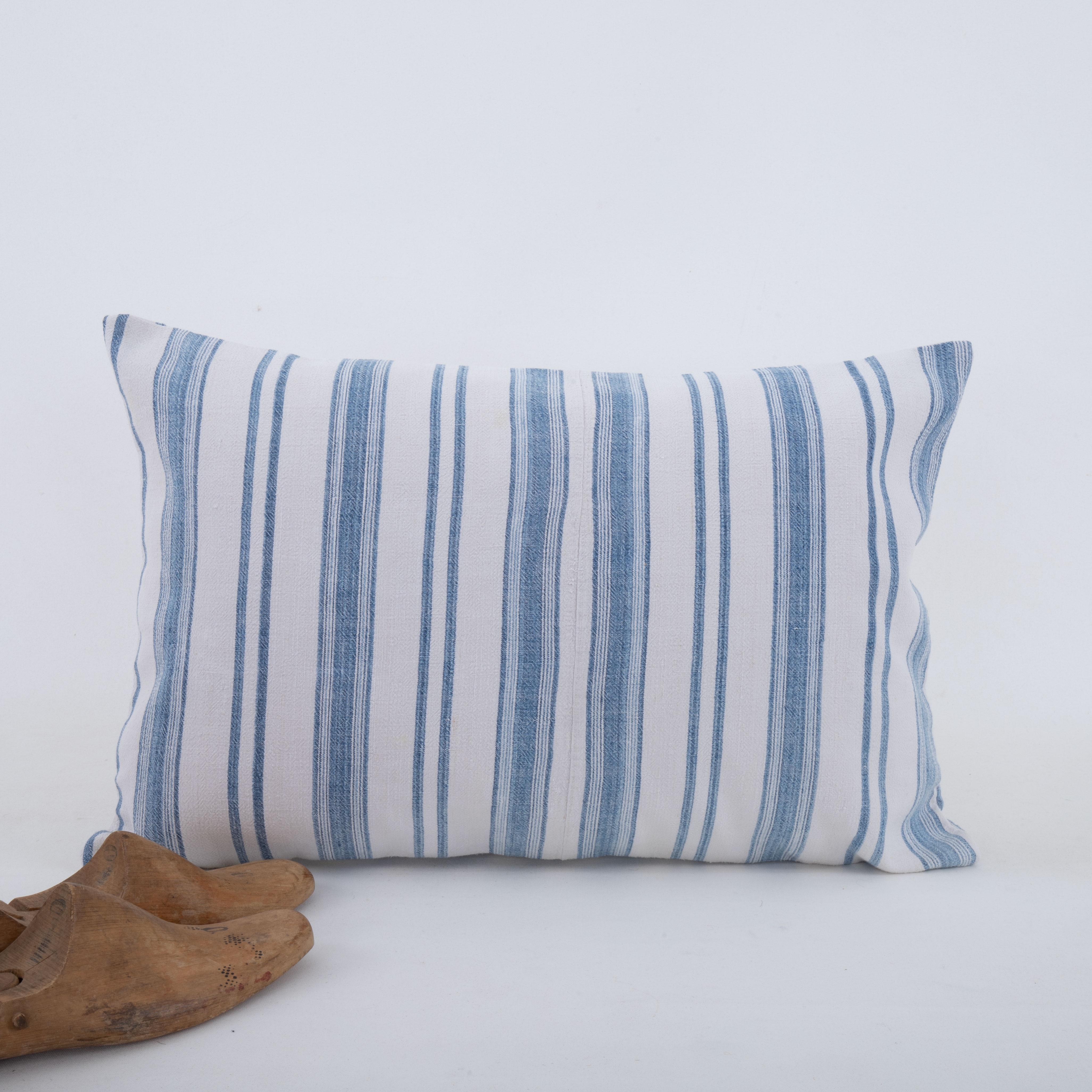 Artisanat Coussin rustique vintage en coton d'Anatolie tissé en vente