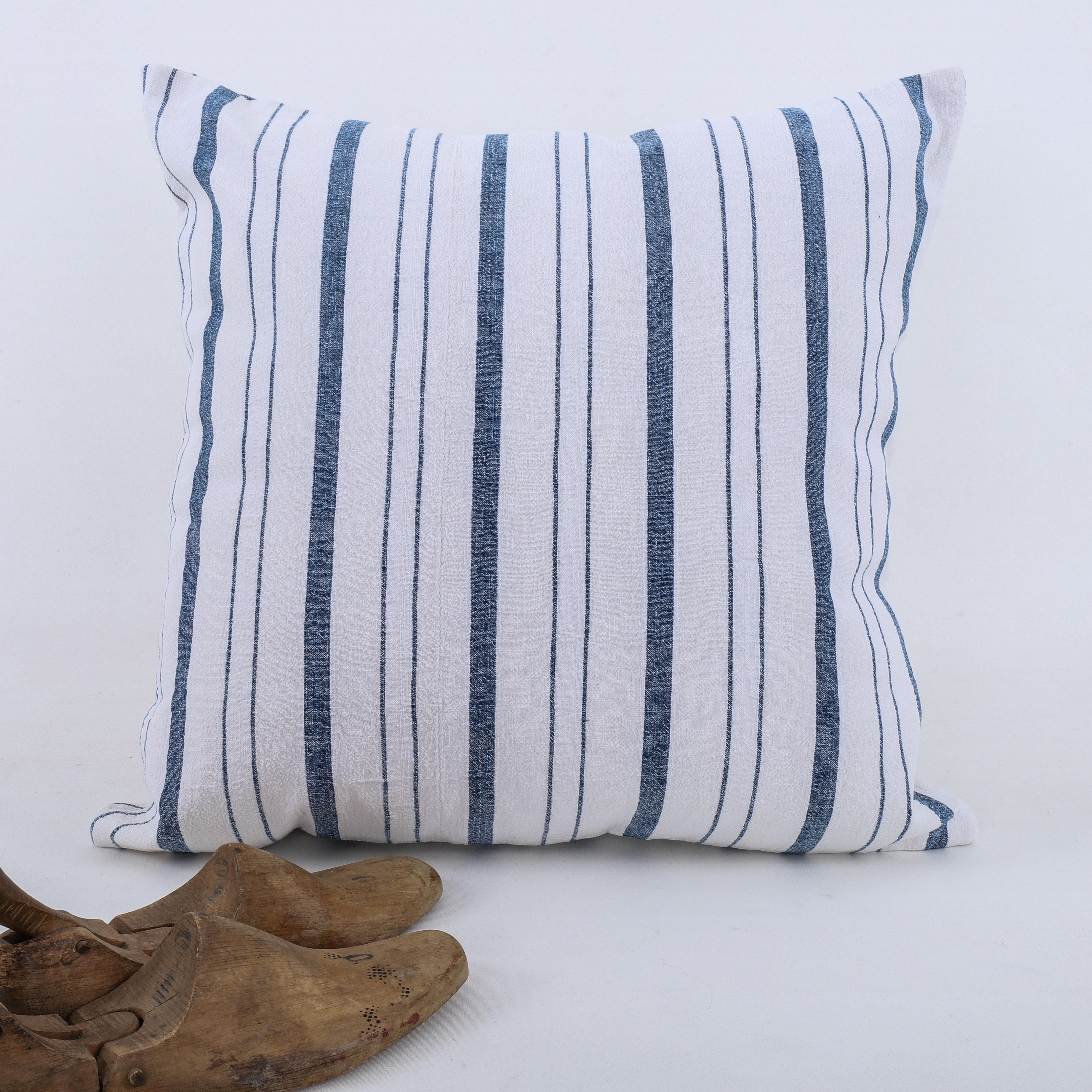 Artisanat Coussin rustique vintage en coton d'Anatolie tissé en vente