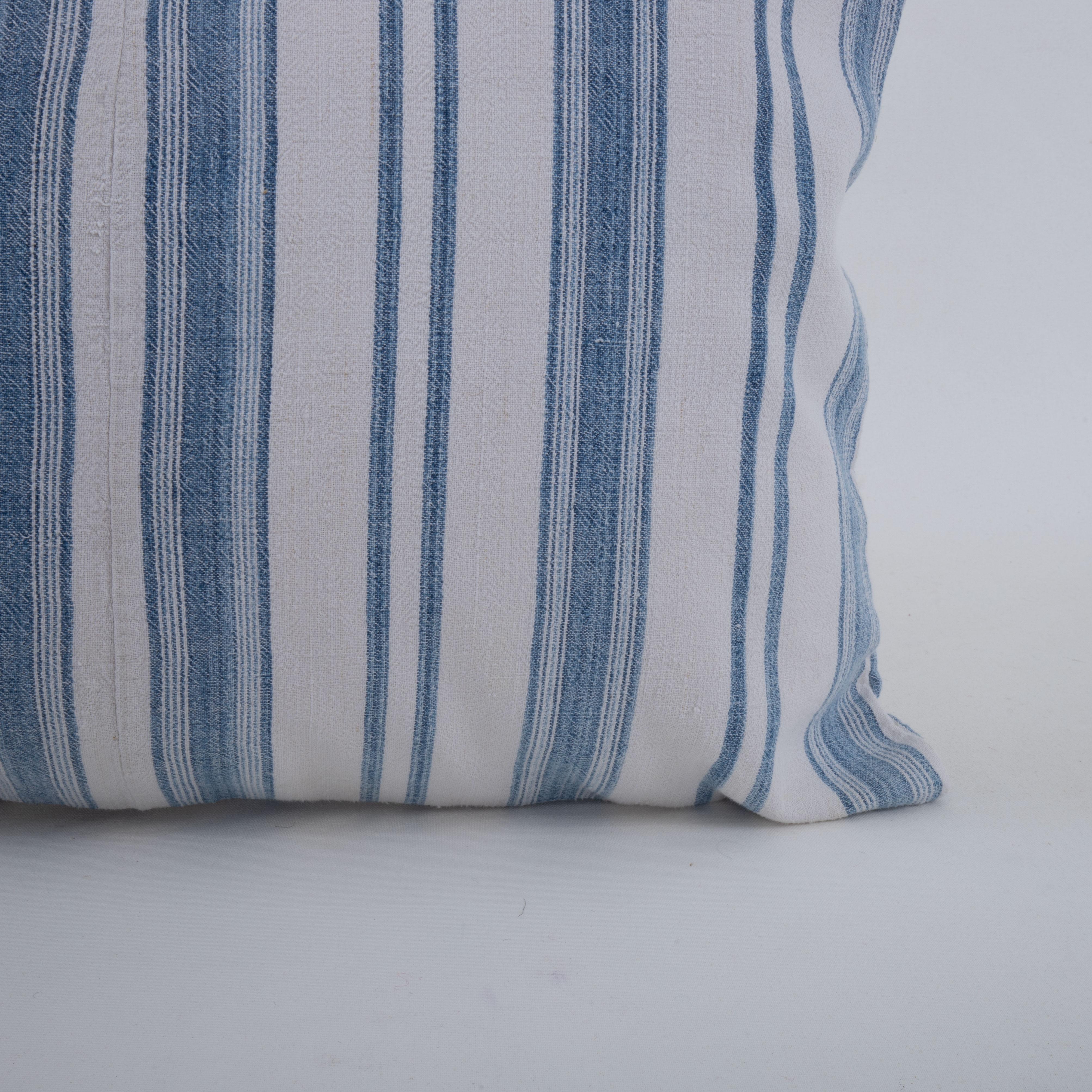 Tissé à la main Coussin rustique vintage en coton d'Anatolie tissé en vente
