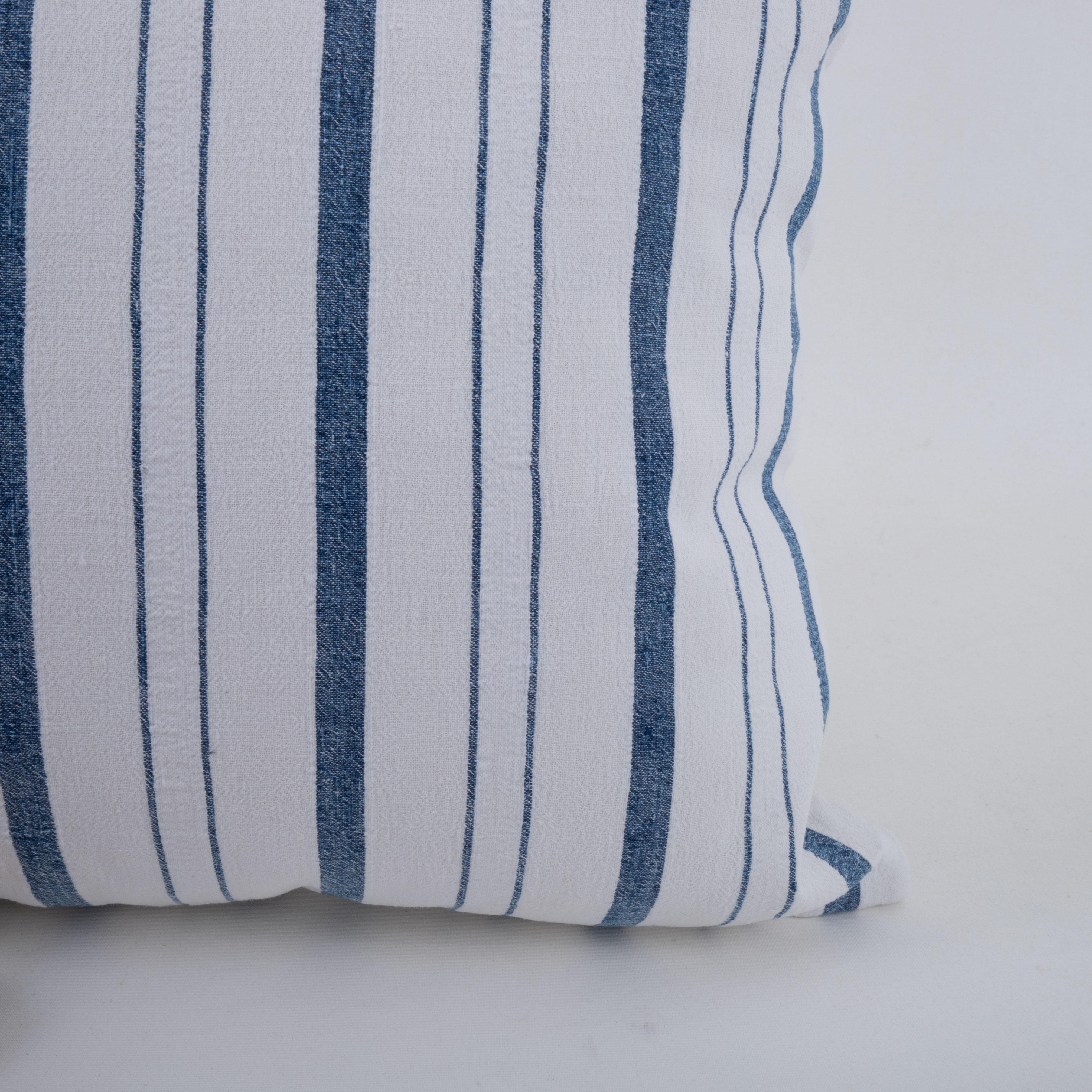 Tissé à la main Coussin rustique vintage en coton d'Anatolie tissé en vente