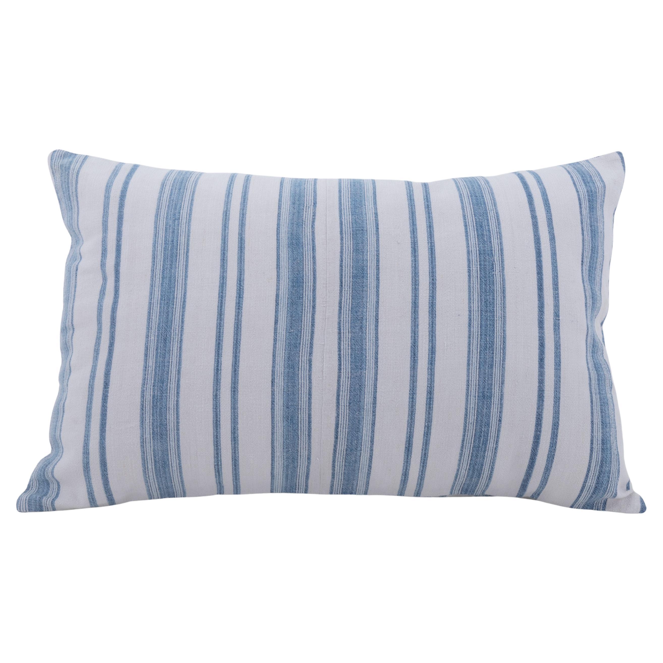Coussin rustique vintage en coton d'Anatolie tissé