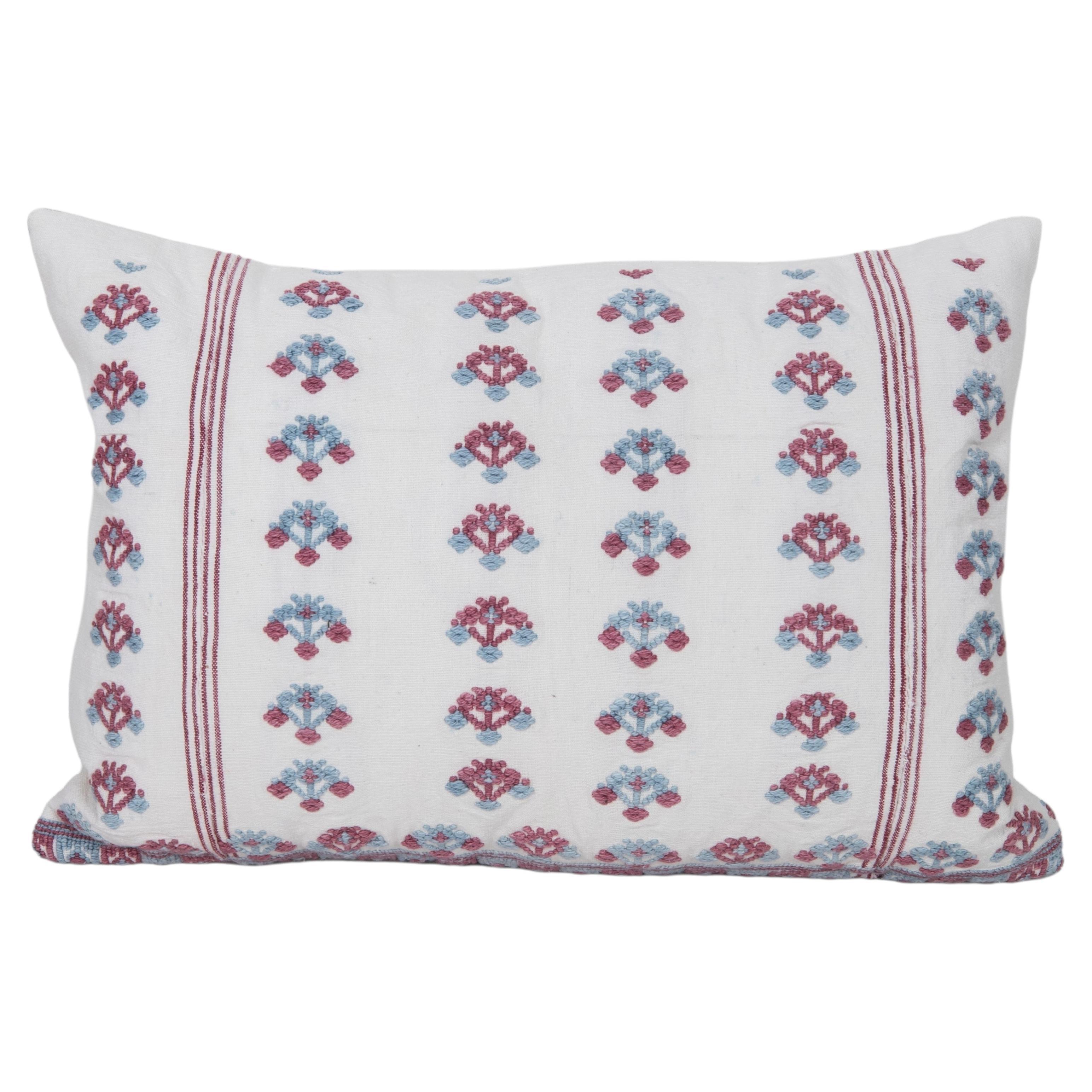 Pillowcase Made from a Vintage Anatolian Embroidery