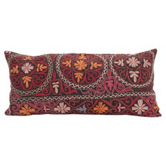 Pillowcase Made from a Vintage Kazakh Tush Kyiz Embroidery