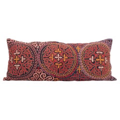 Pillowcase Made from a Vintage Kazakh Tush Kyiz Embroidery