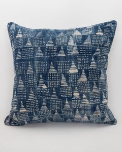 Pillowcase Made from a Vintage Mali Indigo Cloth