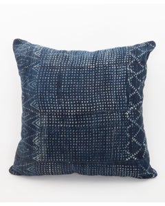 Pillowcase Made from a Vintage Mali Indigo Cloth