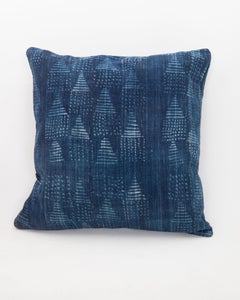 Pillowcase Made from a Vintage Mali Indigo Cloth