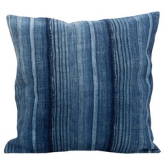 Pillowcase Made from a Vintage Mali Indigo Cloth