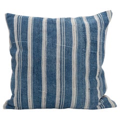 Pillowcase Made from a Vintage Mali Indigo Cloth