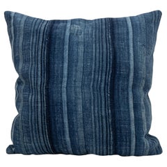 Pillowcase Made from a Vintage Mali Indigo Cloth