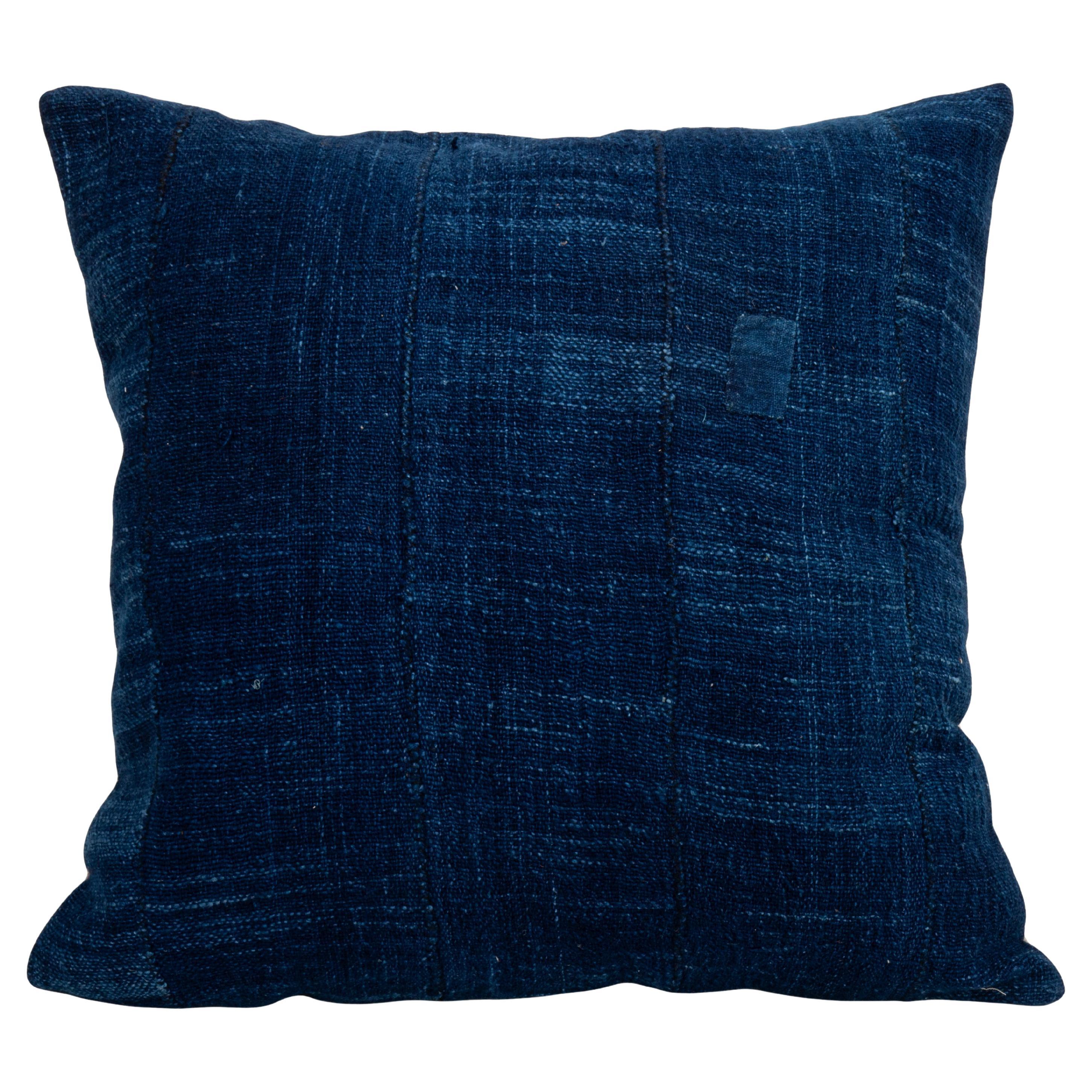 Pillowcase Made from a Vintage Mali Indigo Cloth