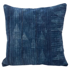 Pillowcase Made from a Vintage Mali Indigo Cloth
