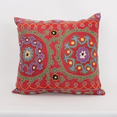 Pillowcase Made from a Vintage Suzani