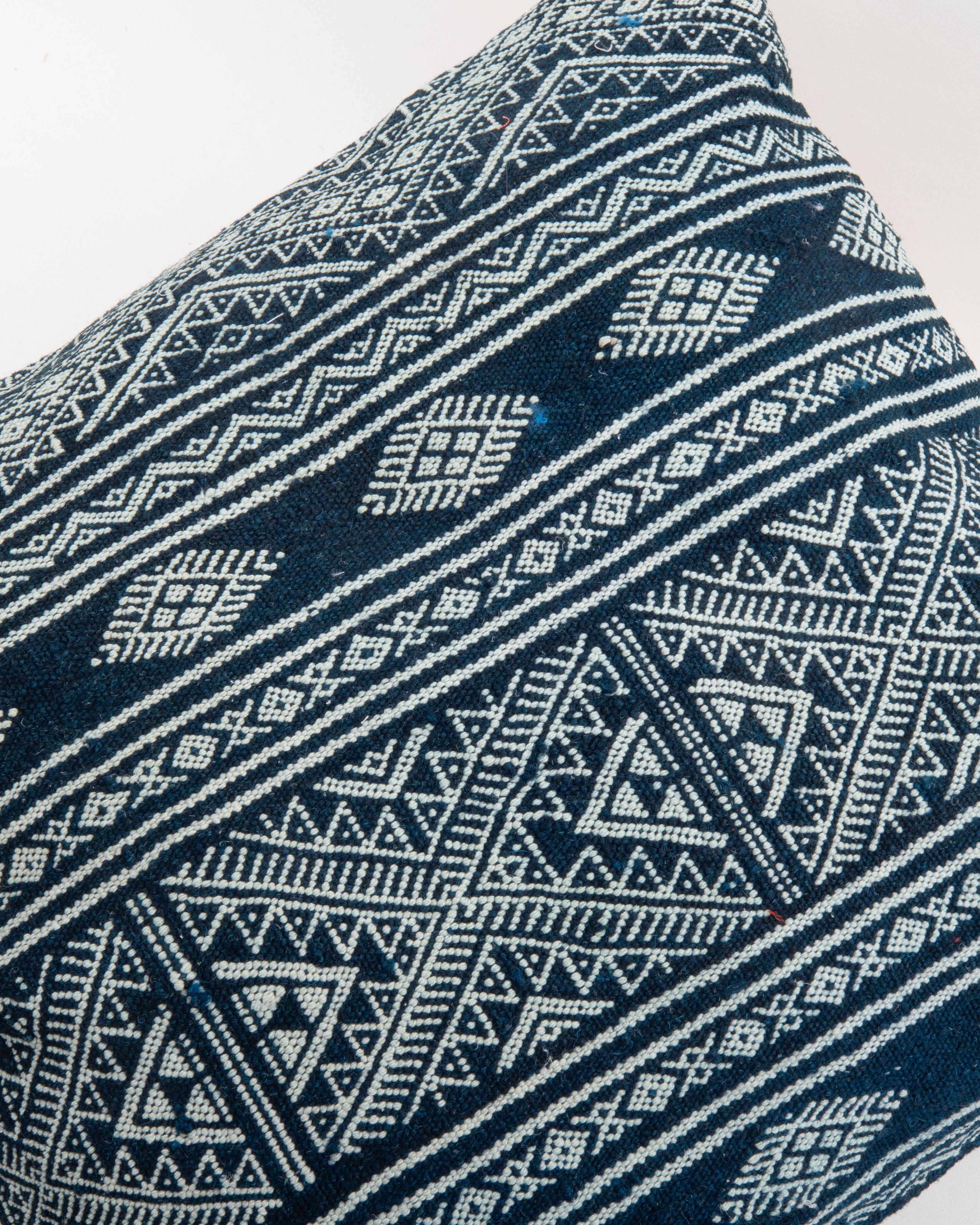 20th Century Pillowcase Made from a Vintage Tunisian Weaving For Sale