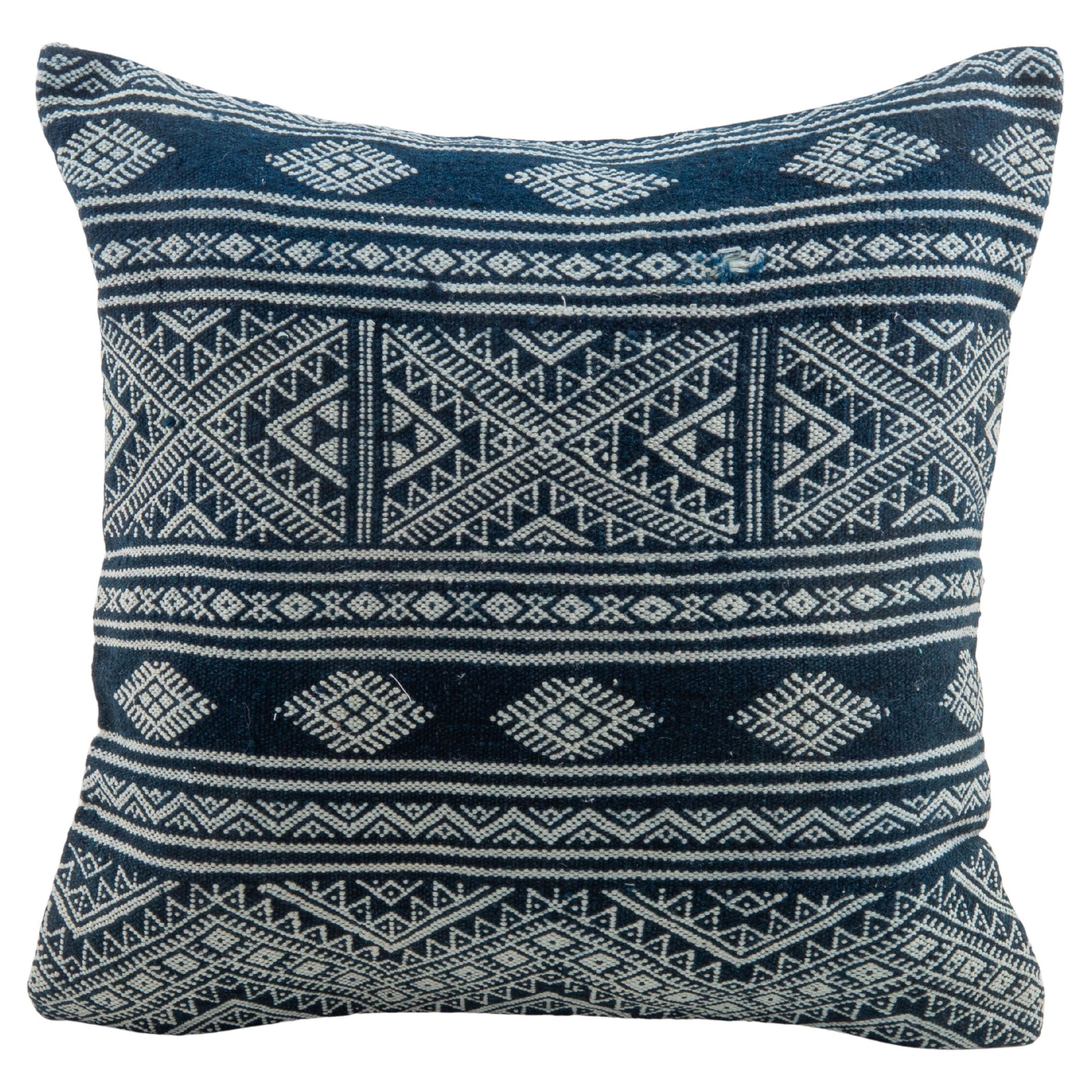 Pillowcase Made from a Vintage Tunisian Weaving