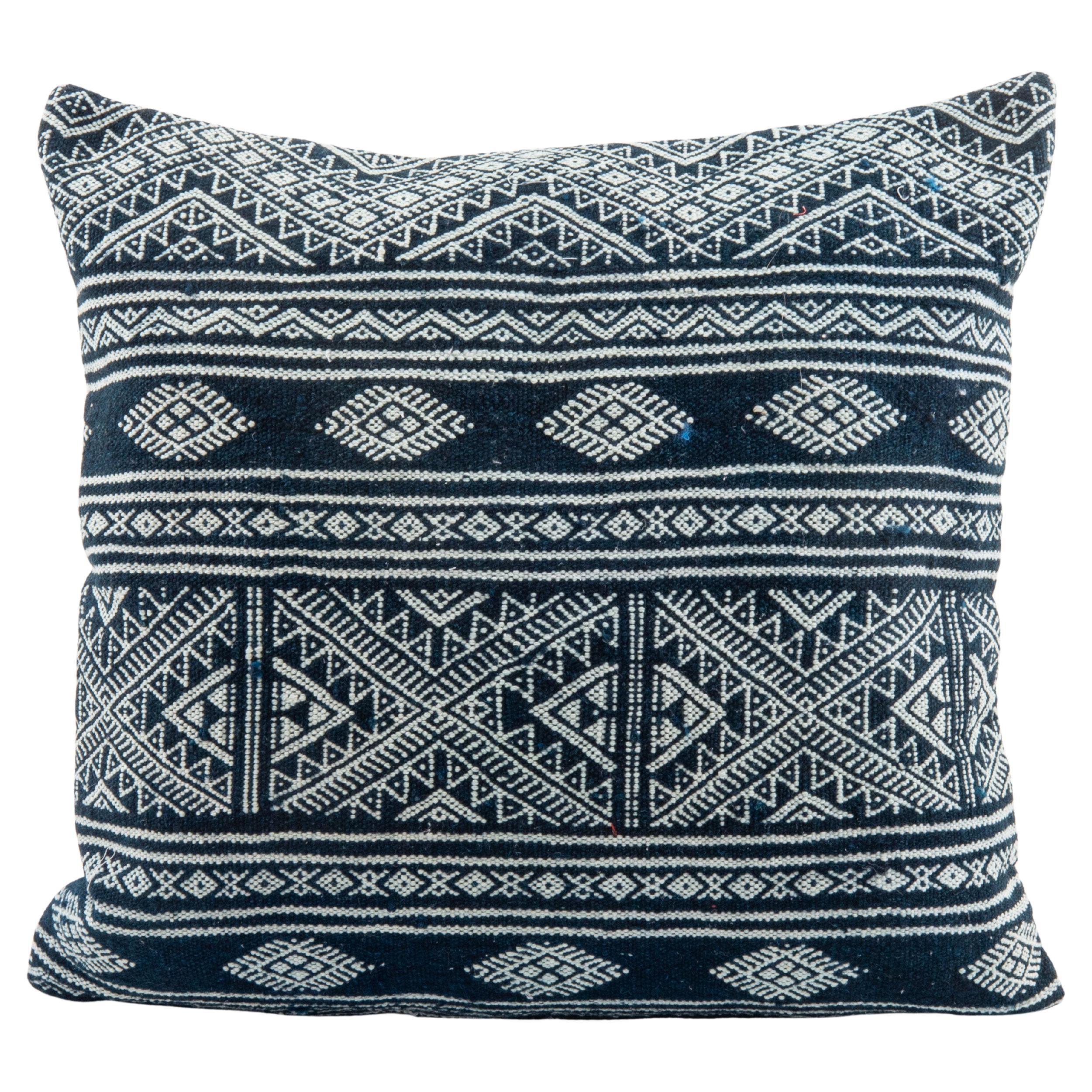 Pillowcase Made from a Vintage Tunisian Weaving