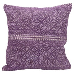 Pillowcase Made From am antique Moroccan Fez Embroidery