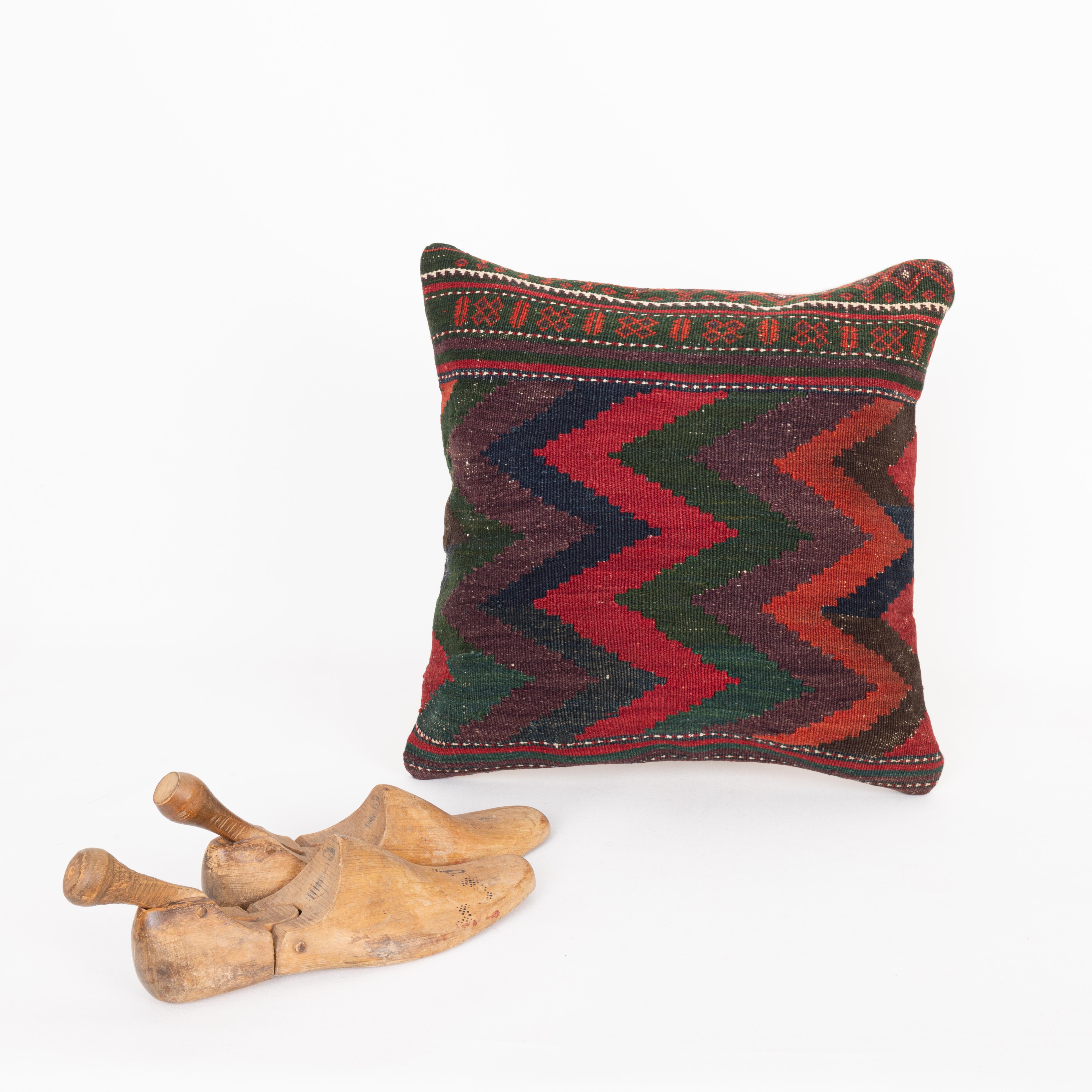 Afghan Coussin d'oreiller baluchon afghan ancien Kilim en vente
