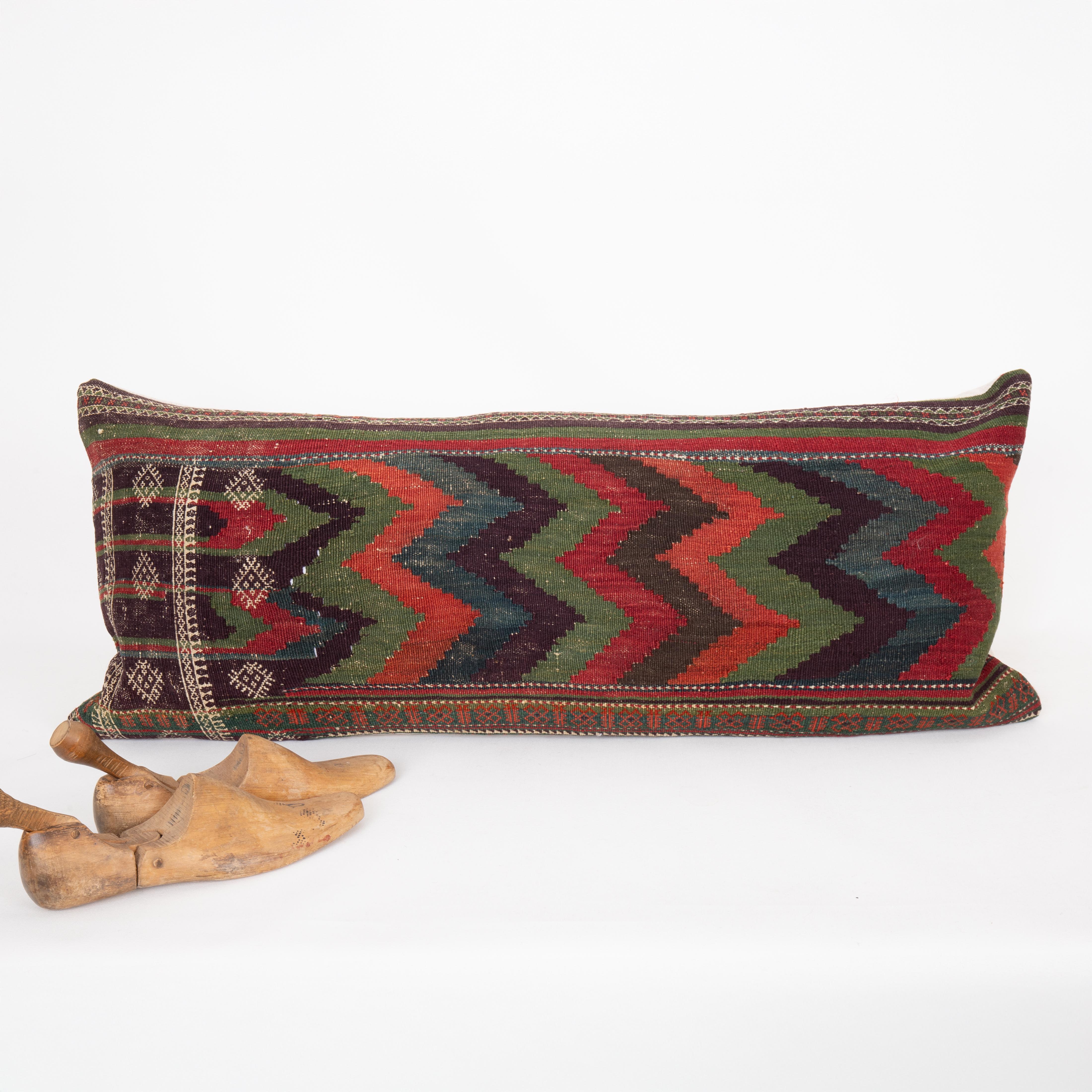 Afghan Coussin d'oreiller baluchon afghan ancien Kilim en vente