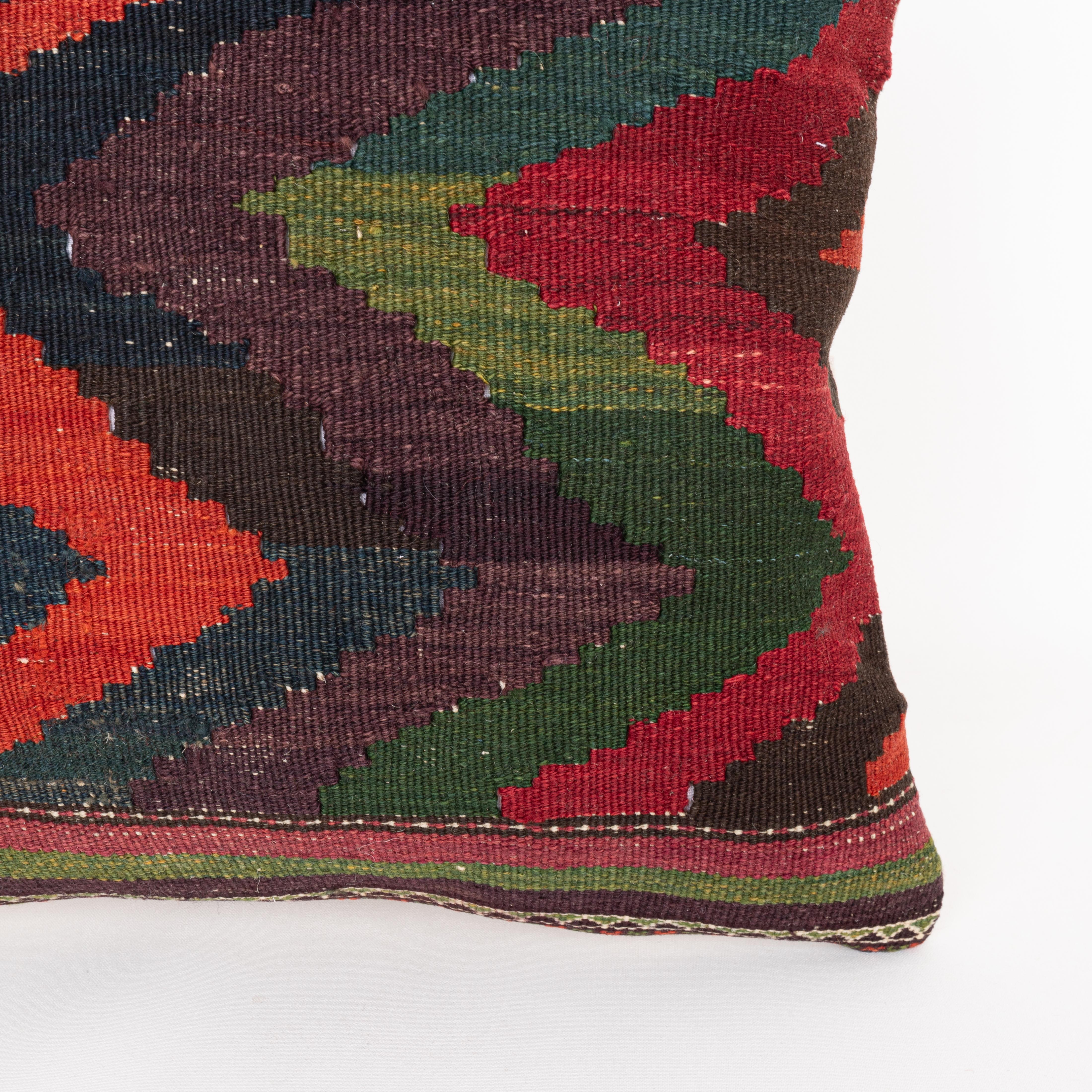 Tissé à la main Coussin d'oreiller baluchon afghan ancien Kilim en vente