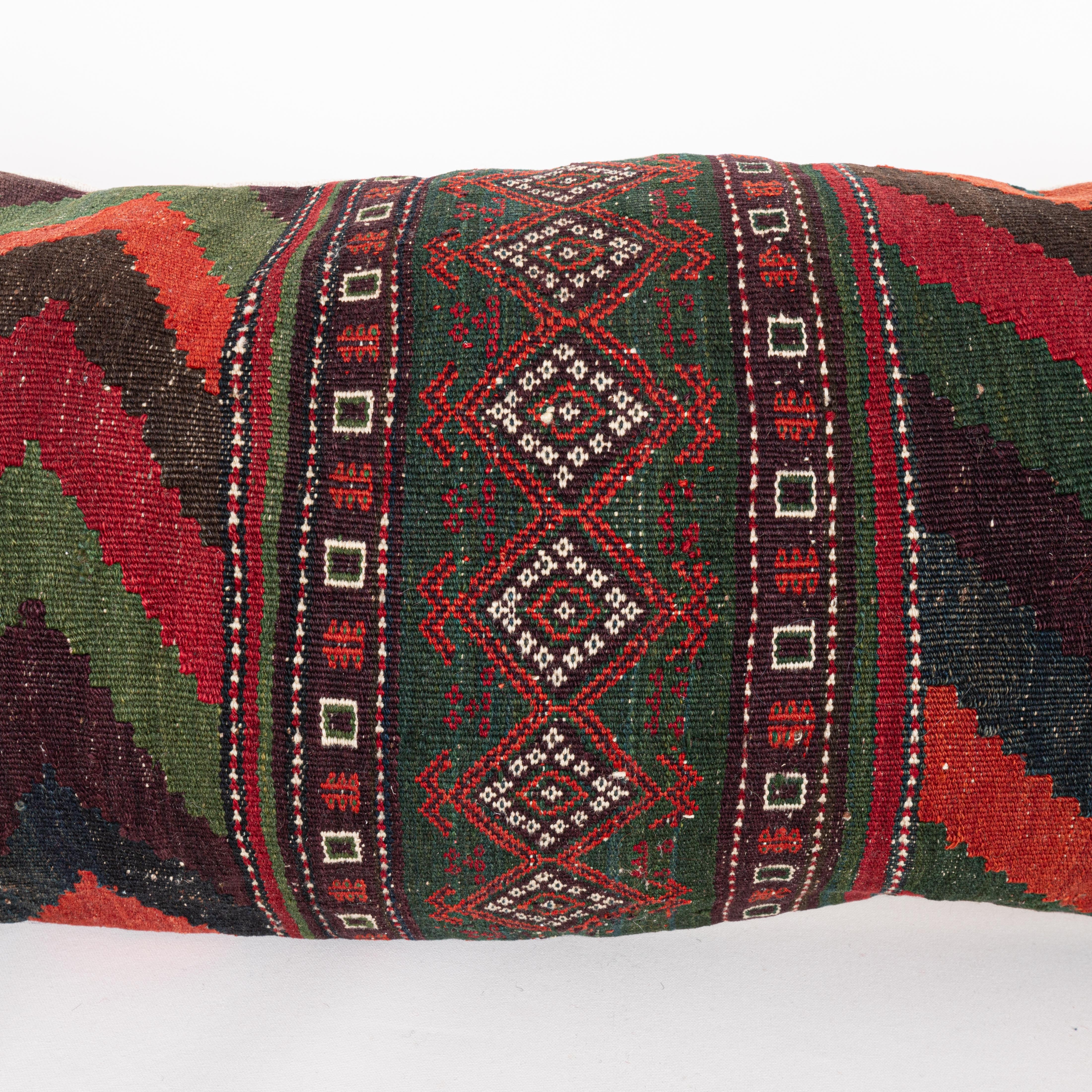 Tissé à la main Coussin d'oreiller baluchon afghan ancien Kilim en vente