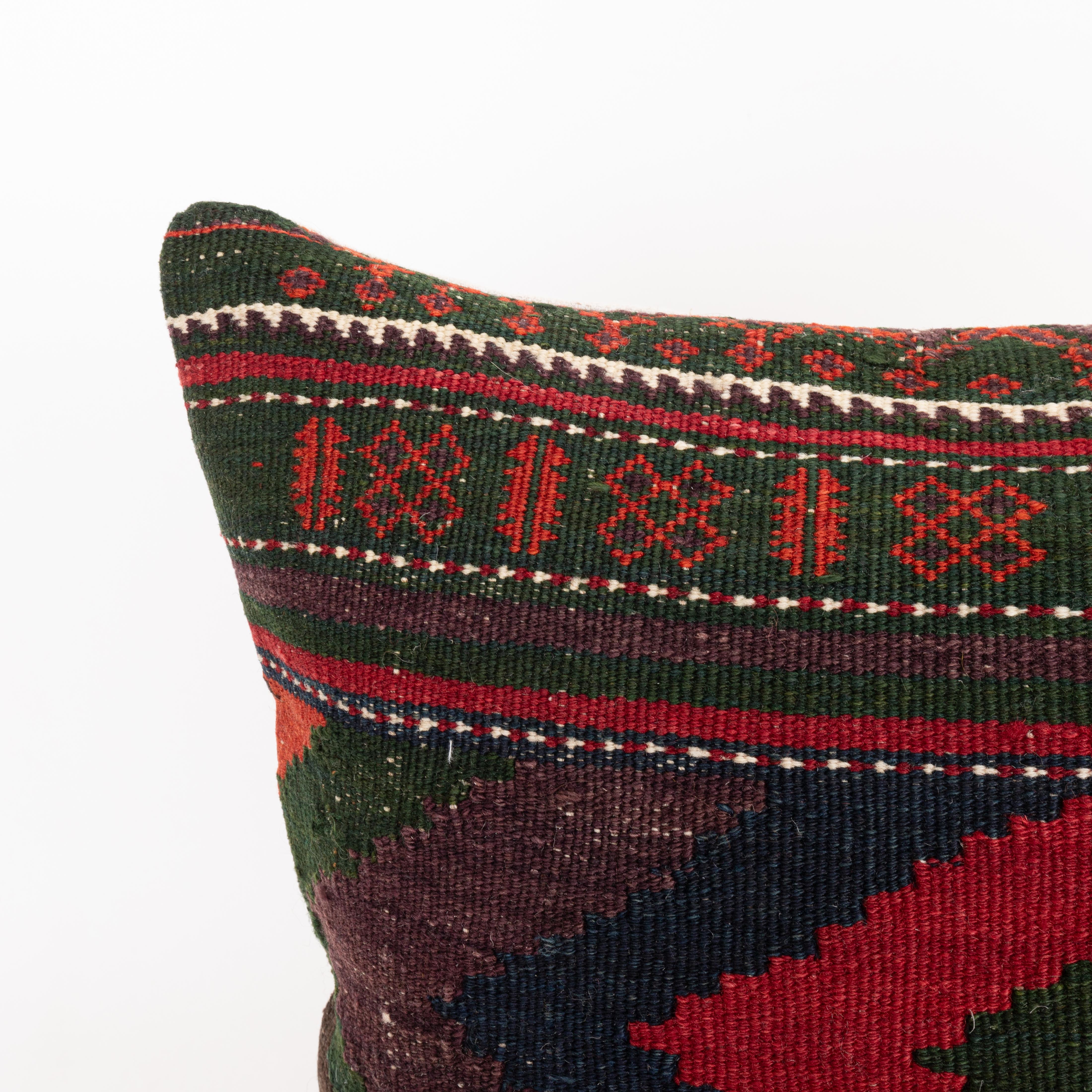 Tissé à la main Coussin d'oreiller baluchon afghan ancien Kilim en vente