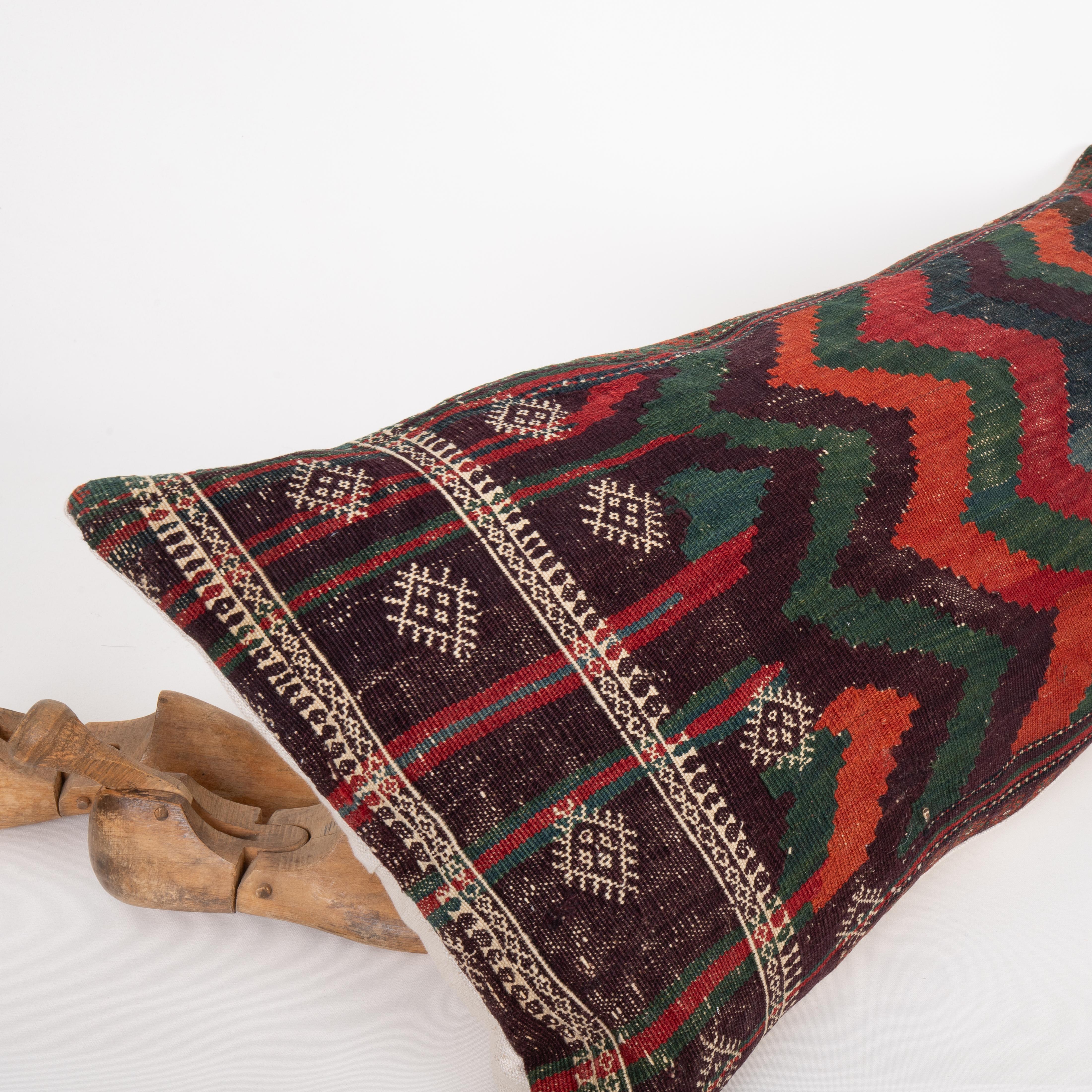 Laine Coussin d'oreiller baluchon afghan ancien Kilim en vente