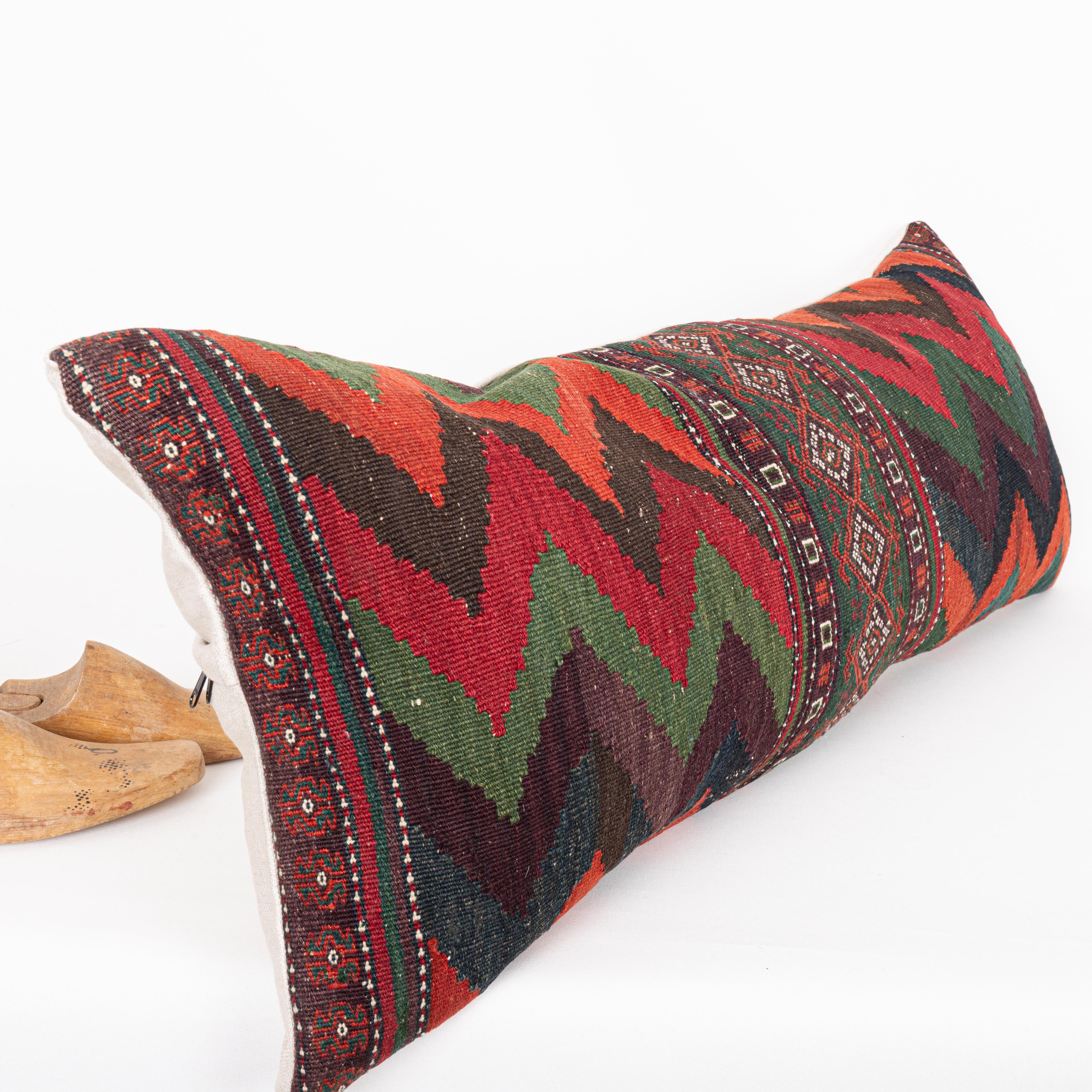 Laine Coussin d'oreiller baluchon afghan ancien Kilim en vente