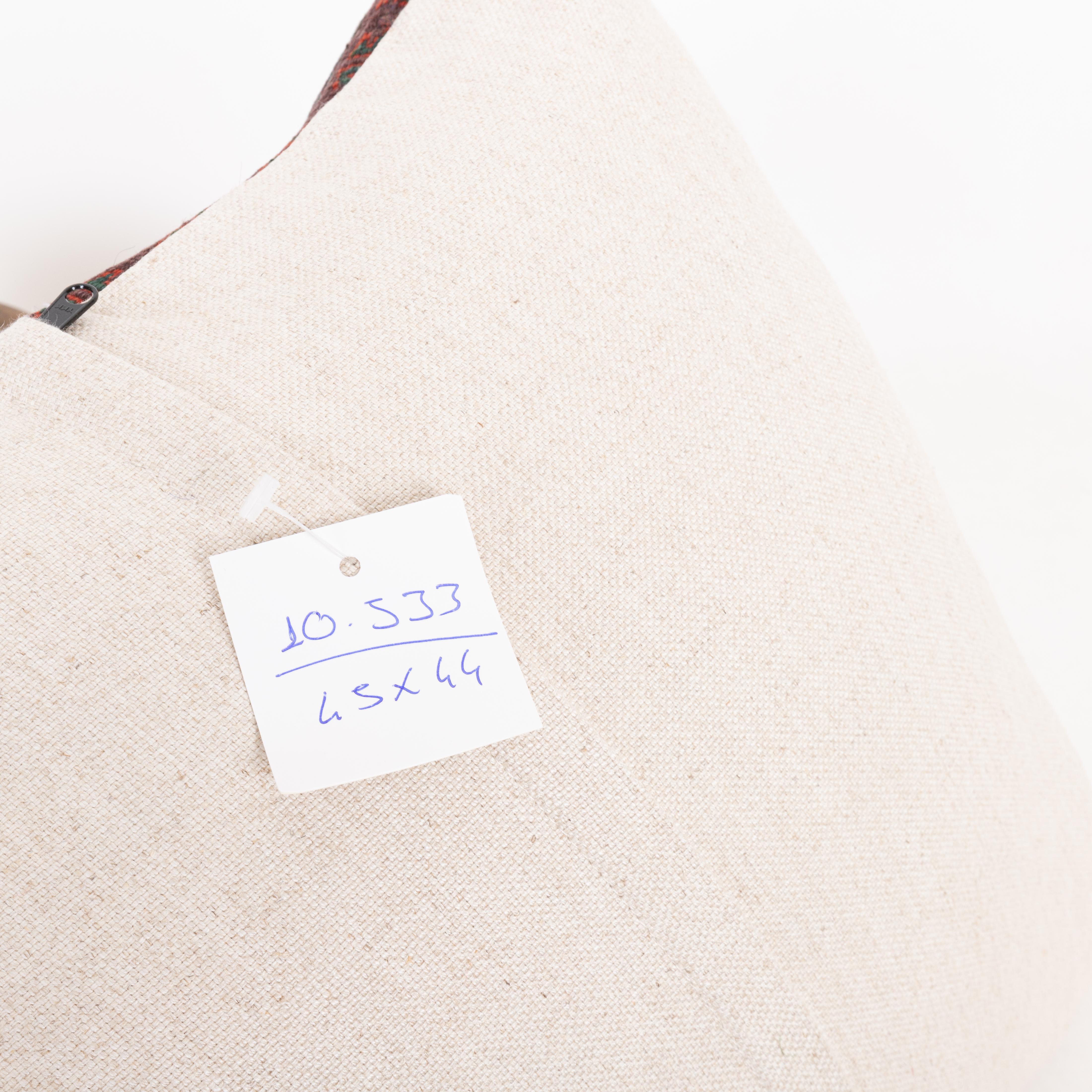 Laine Coussin d'oreiller baluchon afghan ancien Kilim en vente