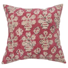 Coussin fabriqué à partir d'une ancienne impression de blocs anatoliens, début du 20e siècle