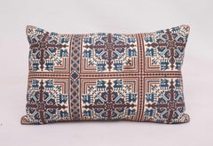 Pillowcase Made from an Antique Eastern European Embroidered Panel
