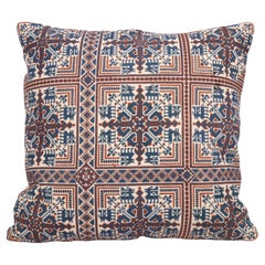 Pillowcase Made from an Antique Eastern European Embroidered Panel