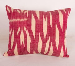 Pillowcase Made from an Antique Ikat, Uzbekistan, L 19th. C