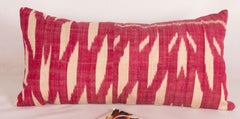 Pillowcase Made from an Antique Ikat, Uzbekistan, L 19th. C
