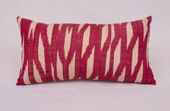 Pillowcase Made from an Antique Ikat, Uzbekistan, L 19th. C
