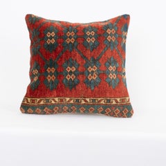 Pillowcase Made from an Antique Kyrgyz Rug, Kyrgyzstan, Central Asia