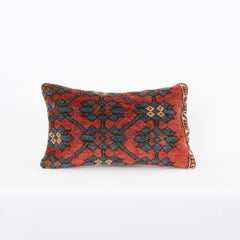 Pillowcase Made from an Antique Kyrgyz Rug, Kyrgyzstan, Central Asia