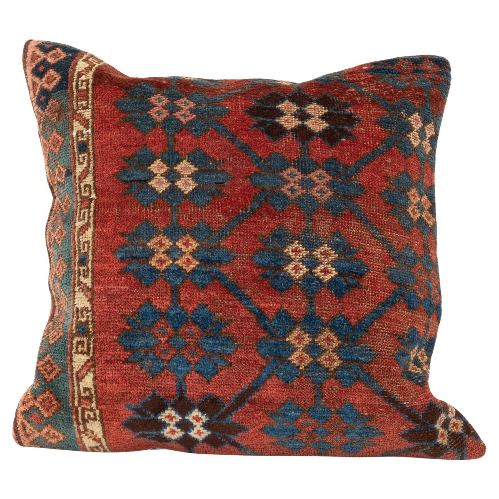 Pillowcase Made from an Antique Kyrgyz Rug, Kyrgyzstan, Central Asia