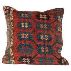Pillowcase Made from an Antique Kyrgyz Rug, Kyrgyzstan, Central Asia