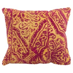 Kissenbezug aus einem antiken osmanischen Samtstoff (Chatma), Türkei