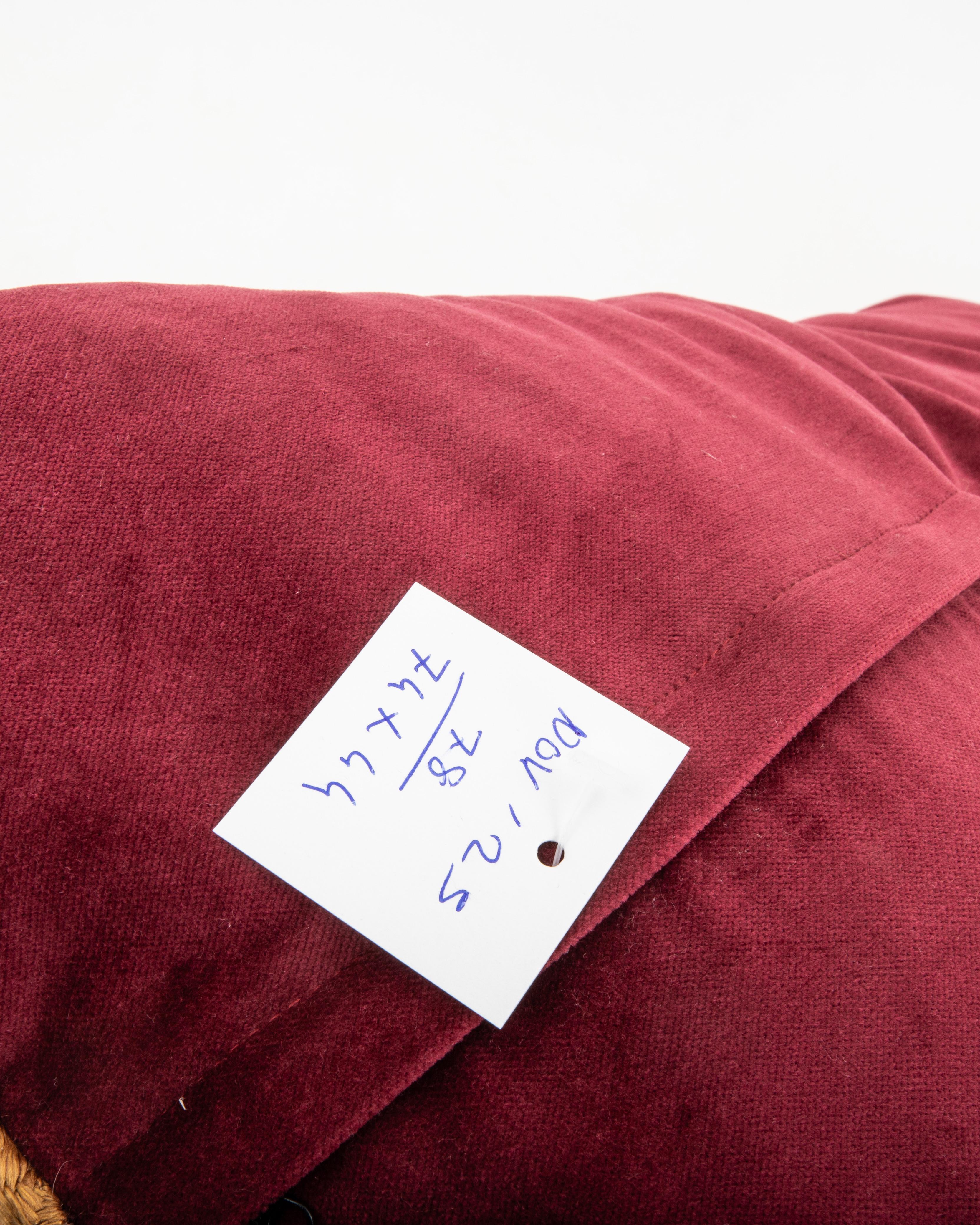 20ième siècle Taie d'oreiller fabriquée à partir d'une broderie ancienne de Rabat, Maroc en vente