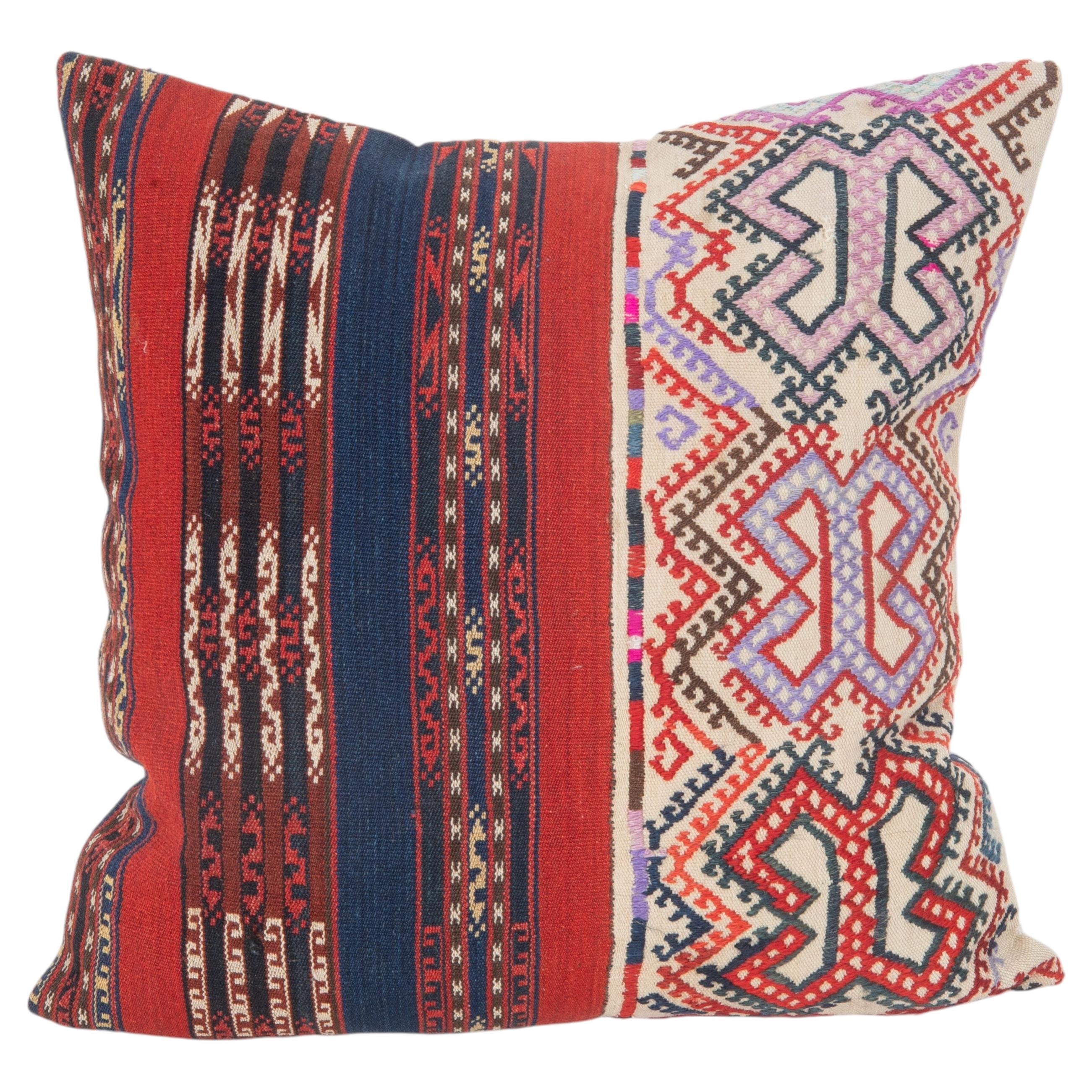 Pillowcase Made from an Antique Tajik Gudjeri