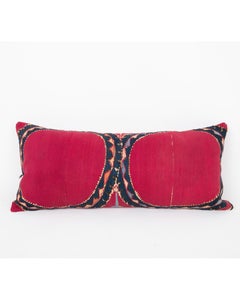 Pillowcase Made from an Antique Tashkent Suzani, Uzbekistan