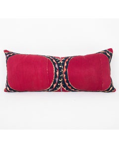 Pillowcase Made from an Antique Tashkent Suzani, Uzbekistan