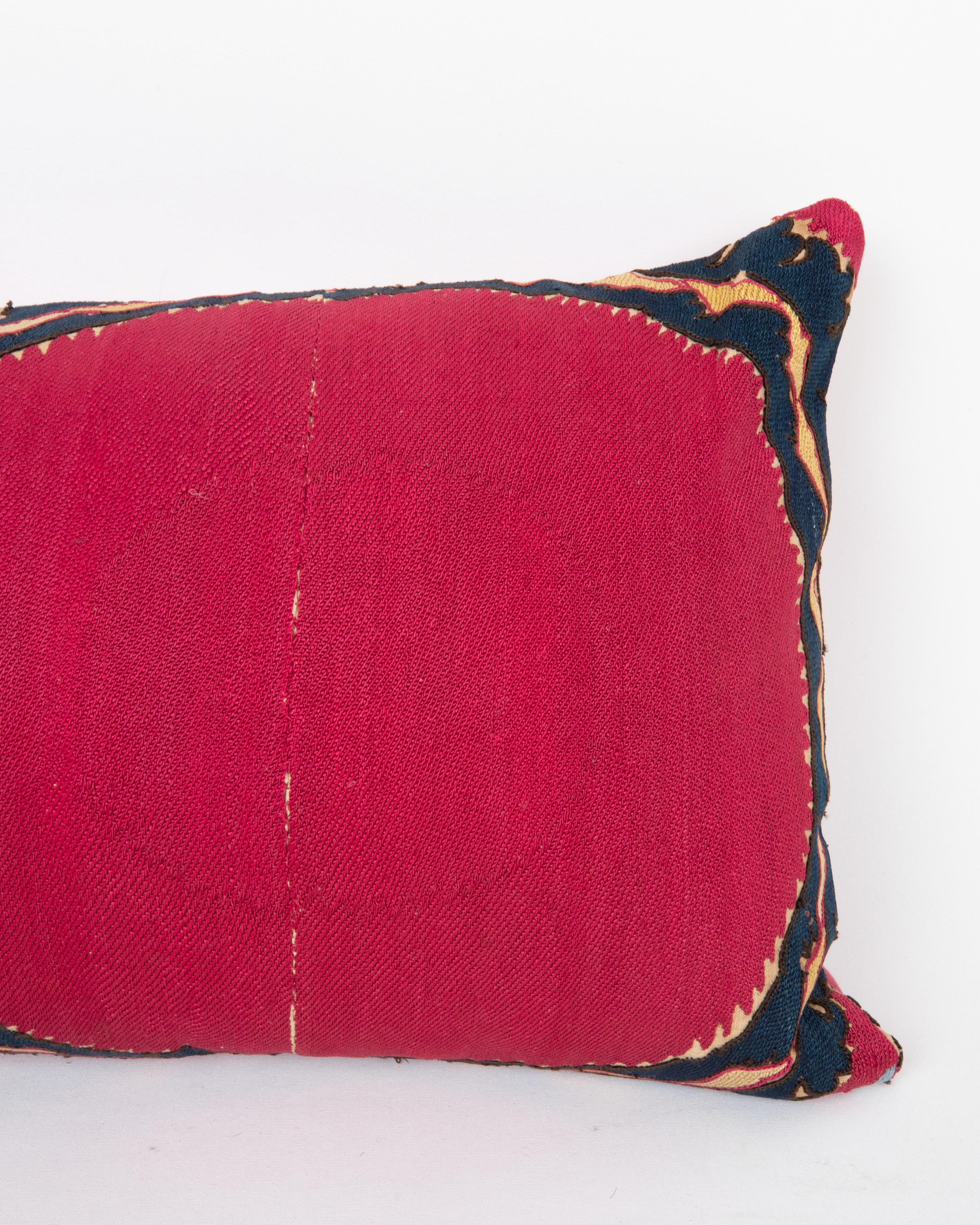19th Century Pillowcase Made from an Antique Tashkent Suzani, Uzbekistan For Sale