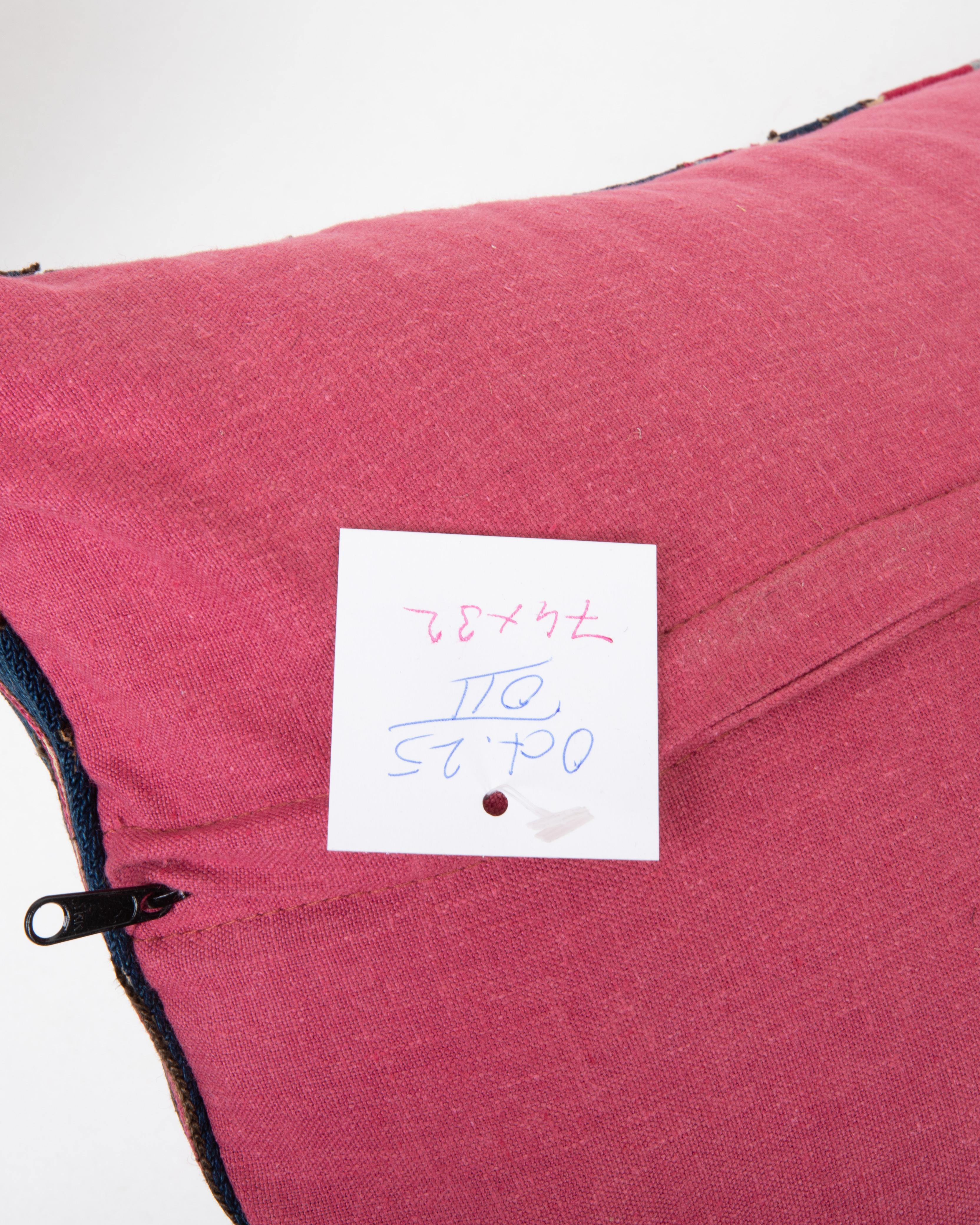 Pillowcase Made from an Antique Tashkent Suzani, Uzbekistan For Sale 2