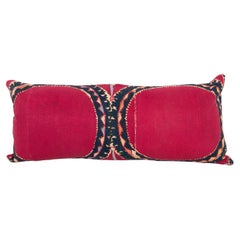 Pillowcase Made from an Antique Tashkent Suzani, Uzbekistan